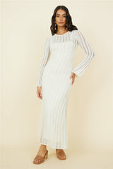 Exploration Maxikleid Beige