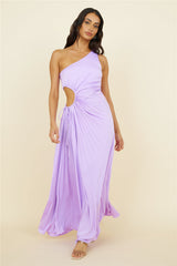 Dein Versprechen Maxi-Kleid Lila