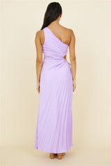 Dein Versprechen Maxi-Kleid Lila
