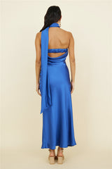 Maxikleid "Over The Pond" in Marineblau