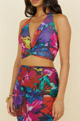 RUNAWAY THE LABEL Romance Top Schwarz