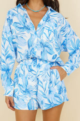 Summer Sweethearts Top Blau