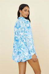 Summer Sweethearts Top Blau