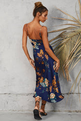 Maxikleid "Weltreise" Navy