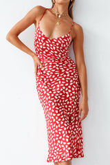 Midi-Kleid „Next Flight Home“ Rot