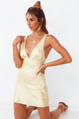 HELLO MOLLY Night In Cabana Kleid Gelb