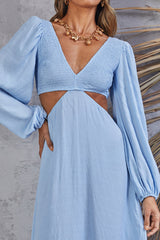 Rhythm Time Maxikleid Blau