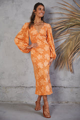 Endless Possibilities Maxikleid Orange