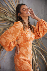 Endless Possibilities Maxikleid Orange