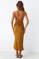 Forever Fresh Maxikleid Braun