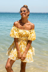 Love In The Sand Dress Gelb
