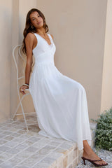 Villa Nova Maxikleid Weiß