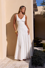 Sunbeam Social Maxikleid Weiß