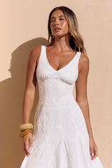 Sunbeam Social Maxikleid Weiß