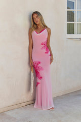 Lily Glowspell Maxikleid Rosa