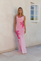 Lily Glowspell Maxikleid Rosa