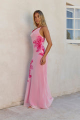 Lily Glowspell Maxikleid Rosa