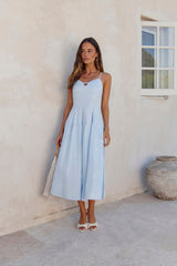Rising Suns Midikleid Blau