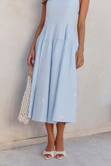Rising Suns Midikleid Blau