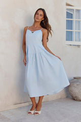 Rising Suns Midikleid Blau