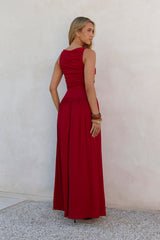 Nalla Maxikleid Cherry