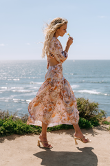 Come And Go Maxikleid Pink