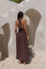 Horizon Babe Maxikleid Braun