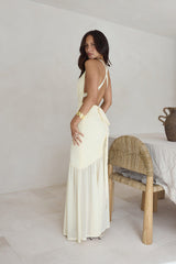 Ocean Winds Neckholder-Maxikleid Gelb