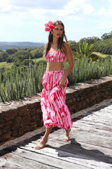 Platonic Maxi Skirt Pink