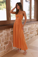 Endless Travels Maxi Dress Orange