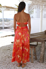 Sweet Music Maxi Dress Orange
