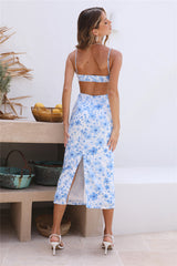 Lagoon Maxi Dress Blue