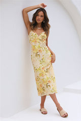 Sunkissed Midikleid Gelb