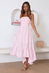 Love In The Summer Maxikleid Pink