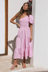 Maxikleid Strawberry Daiquiri Rosa