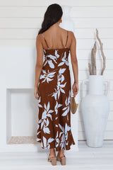 Replay This Look Maxikleid Braun