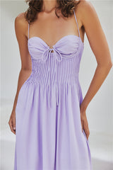Sommer-Traum Maxikleid Flieder