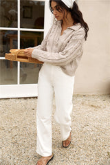 LEE High Baggy Jean Organic White