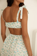 Sommerflirt Minikleid Blau
