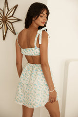 Sommerflirt Minikleid Blau