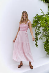Sweet Whispers Maxikleid Rosa