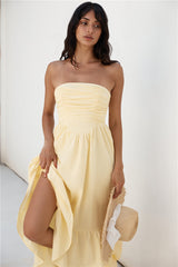 Love In The Summer Maxikleid Gelb