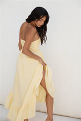 Love In The Summer Maxikleid Gelb