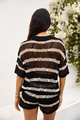 Sailing Seas Knit Set Black