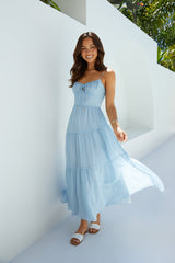 Seraphina Maxikleid Blau