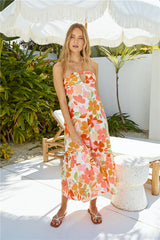 Summer Heat Maxi Dress Orange