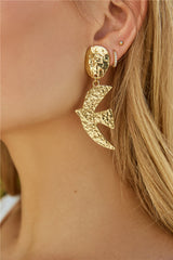 Love Bird Earrings Gold