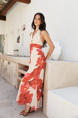 Sahara Sunset Maxi Dress Cream