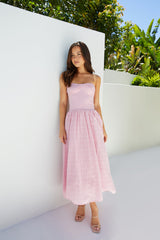 Trägerloses Maxikleid „Mimi Moments“, Pink