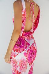 Liebling Sonnen-Maxikleid Rosa